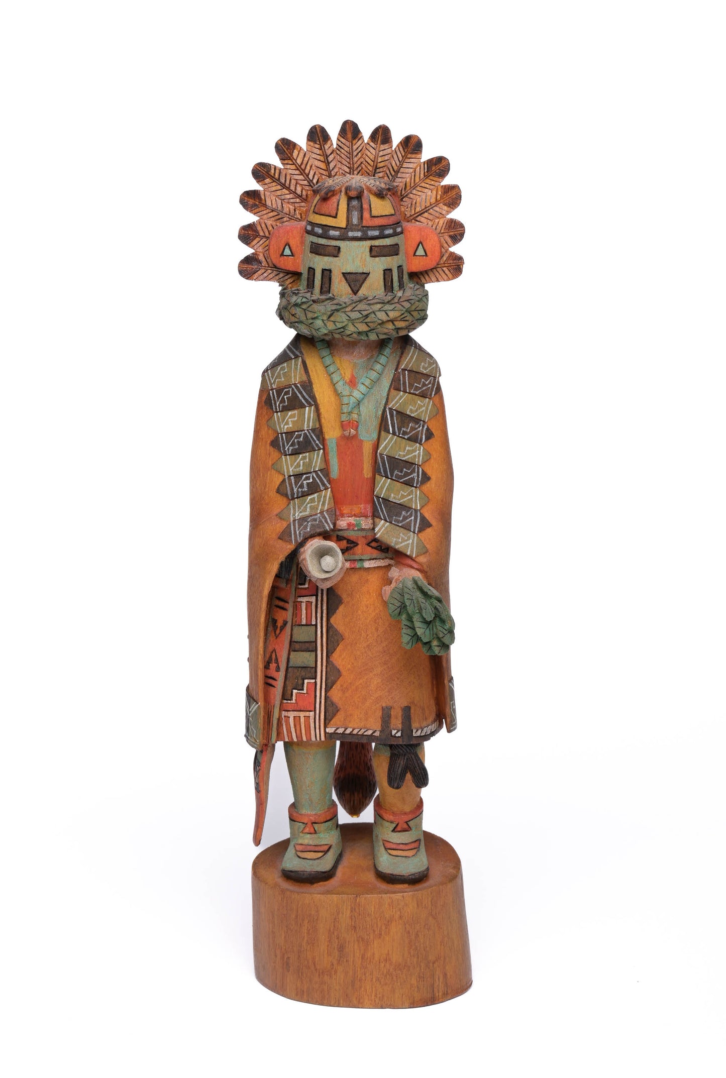 Cottonwood root carved katsina
