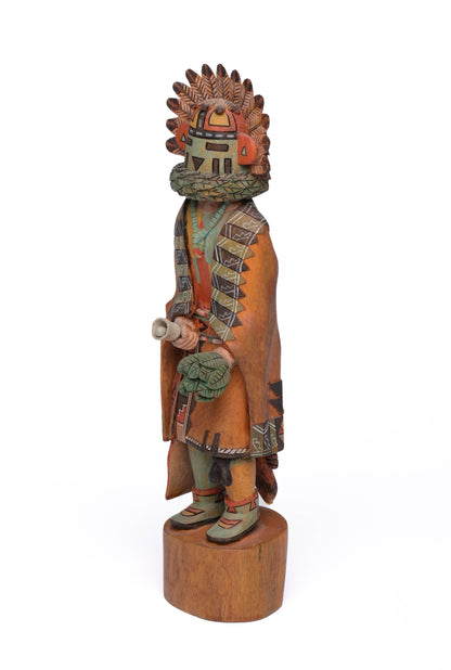 Cottonwood root carved katsina