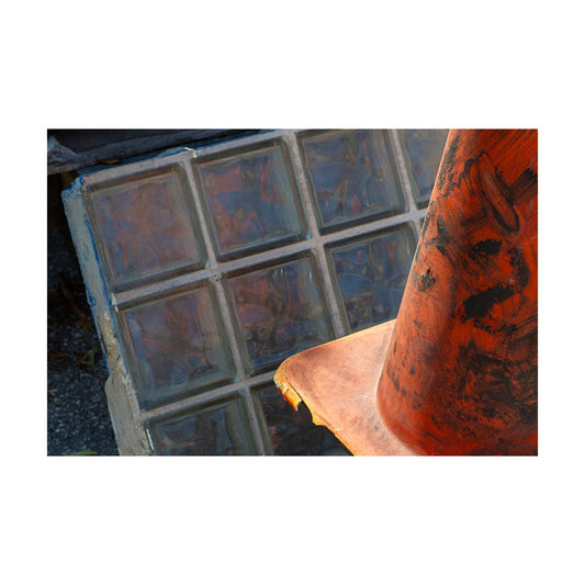 Orange Pylon and Glass